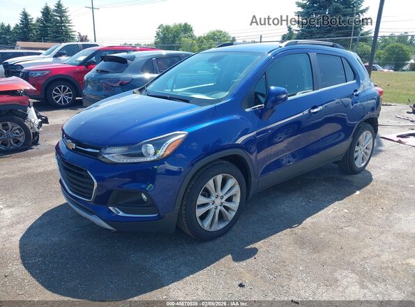 3GNCJMSB2HL158104 2017 CHEVROLET TRAX Blue წინა მარცხენა ხედი სამი მეოთხედიდან