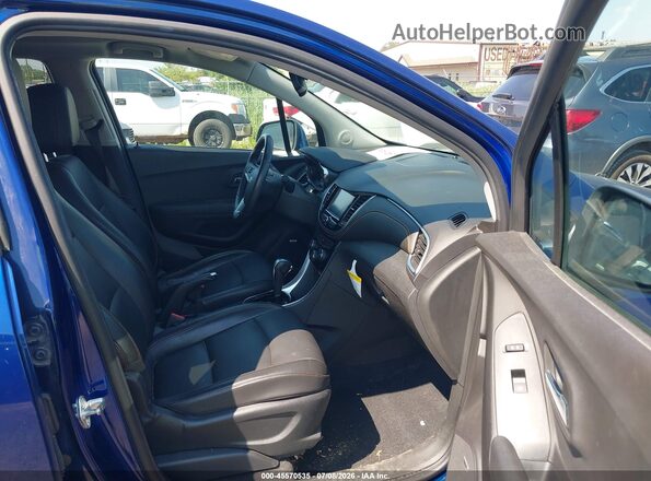 3GNCJMSB2HL158104 2017 CHEVROLET TRAX Blue წინა სალონის ხედი
