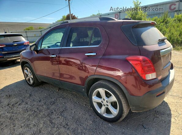 3GNCJMSB8GL170109 2016 CHEVROLET TRAX Бордовый Задняя левая четверть