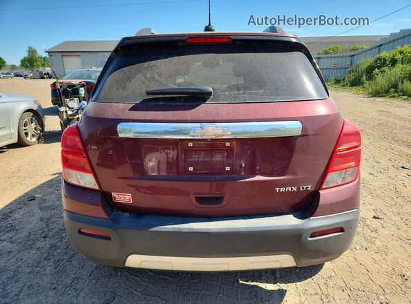 3GNCJMSB8GL170109 2016 CHEVROLET TRAX Бордовый Вид сзади