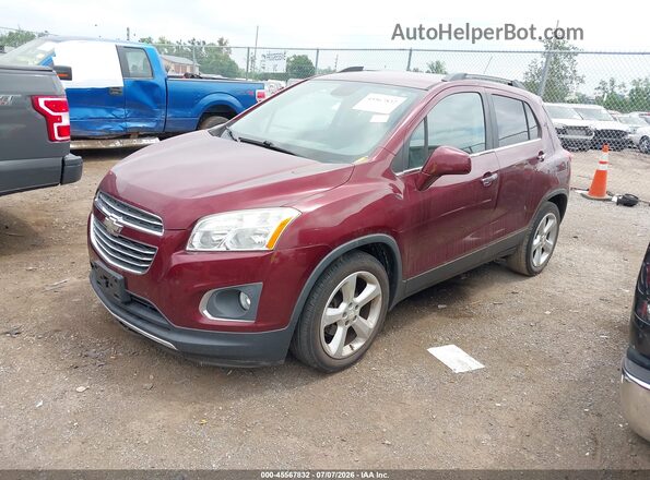 3GNCJMSB9GL127267 2016 CHEVROLET TRAX Red Front left