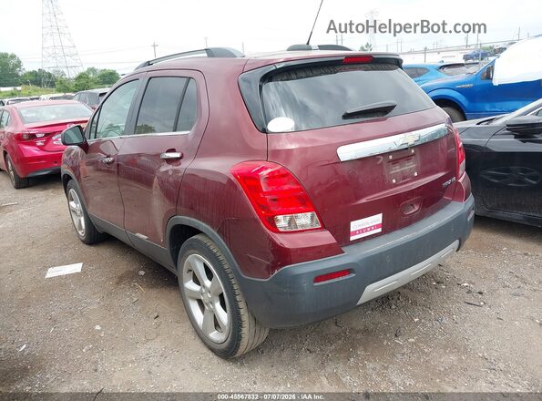 3GNCJMSB9GL127267 2016 CHEVROLET TRAX Red Rear left
