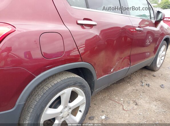 3GNCJMSB9GL127267 2016 CHEVROLET TRAX Red Front view