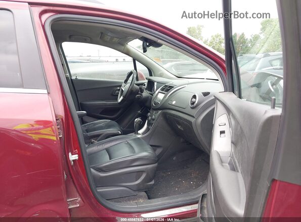 3GNCJMSB9GL127267 2016 CHEVROLET TRAX Red Front interior view