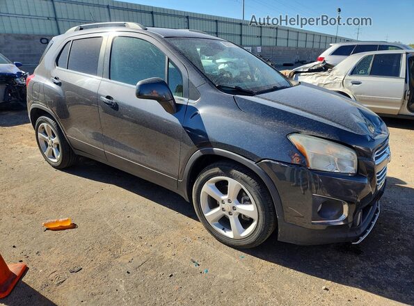 3GNCJMSB9GL167946 2016 CHEVROLET TRAX Charcoal Front right