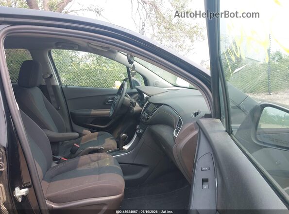 3GNCJNSB2LL143407 2020 CHEVROLET TRAX Black Widok wnętrza z przodu