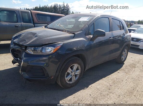 3GNCJNSB3LL273857 2020 CHEVROLET TRAX Gray Vista tres cuartos delantera izquierda