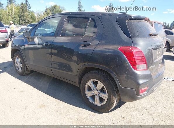 3GNCJNSB3LL273857 2020 CHEVROLET TRAX Gray Trasero izquierdo