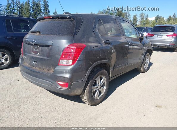 3GNCJNSB3LL273857 2020 CHEVROLET TRAX Gray Trasero derecho