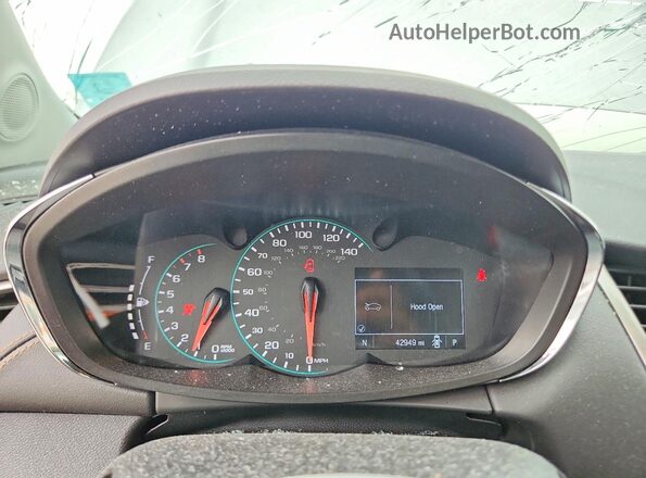 3GNCJNSB5LL315588 2020 CHEVROLET TRAX Silver Vista del cuadro de instrumentos