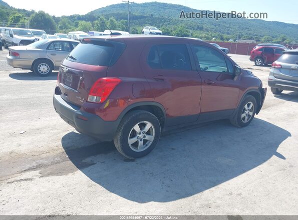 3GNCJNSB6GL224352 2016 CHEVROLET TRAX Red Հետևի աջ