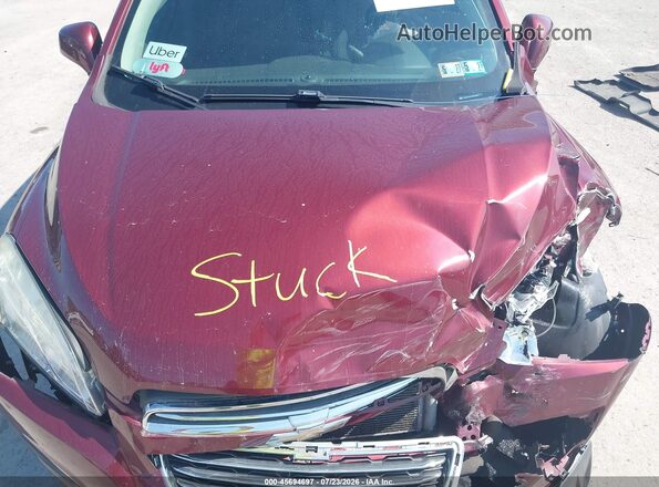3GNCJNSB6GL224352 2016 CHEVROLET TRAX Red Հետևի տեսք