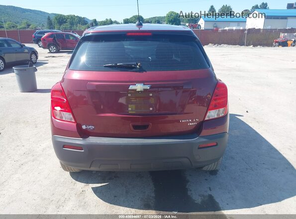 3GNCJNSB6GL224352 2016 CHEVROLET TRAX Red 