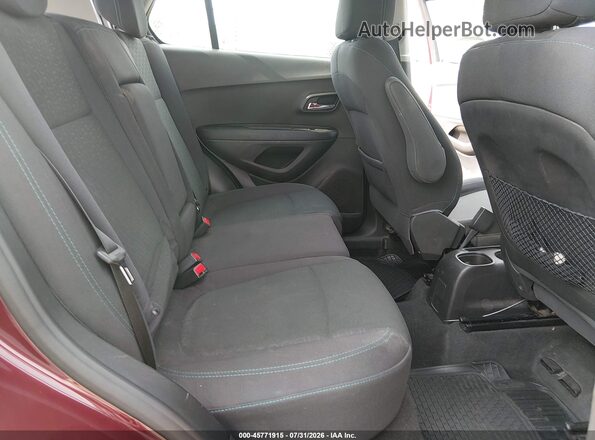 3GNCJNSB6GL226604 2016 CHEVROLET TRAX Red VIN կոդի պիտակի տեսք