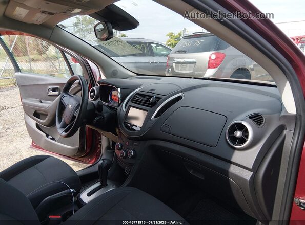 3GNCJNSB6GL226604 2016 CHEVROLET TRAX Red Սալոնի դիմացի տեսք