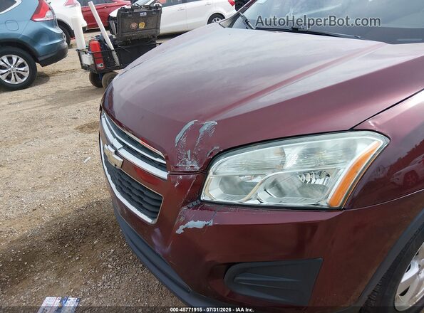 3GNCJNSB6GL226604 2016 CHEVROLET TRAX Red Սալոնի 360 աստիճան տեսք