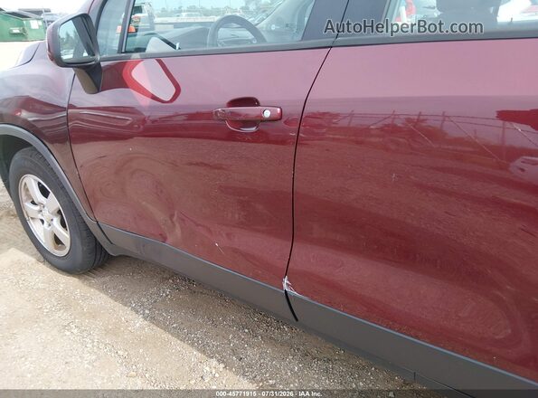 3GNCJNSB6GL226604 2016 CHEVROLET TRAX Red Սալոնի հետևի տեսք