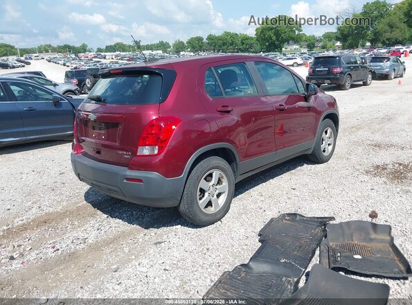 3GNCJNSB7GL176392 2016 CHEVROLET TRAX Maroon Հետևի աջ