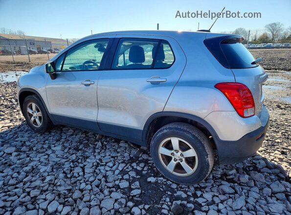 3GNCJNSB9GL249858 2016 CHEVROLET TRAX Silver Rear left