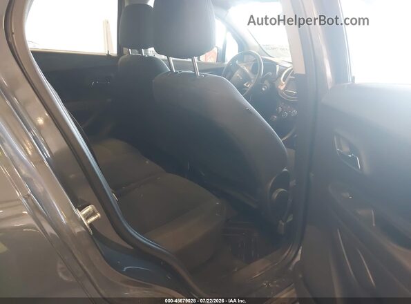 3GNCJNSB9GL257295 2016 CHEVROLET TRAX Gray Вид наклейки з VIN-кодом