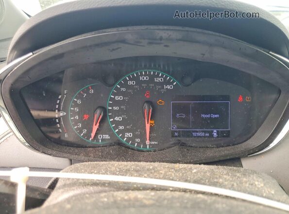 3GNCJNSB9LL199523 2020 CHEVROLET TRAX White Vista del cuadro de instrumentos