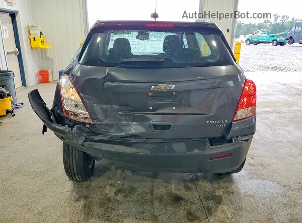 3GNCJNSBXGL258231 2016 CHEVROLET TRAX Серый Вид сзади
