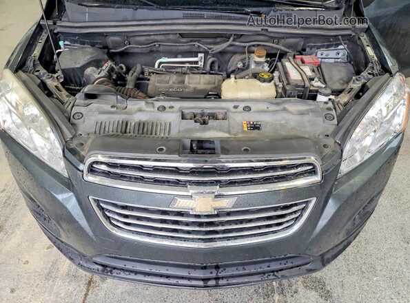 3GNCJNSBXGL258231 2016 CHEVROLET TRAX Серый Вид подкапотного пространства