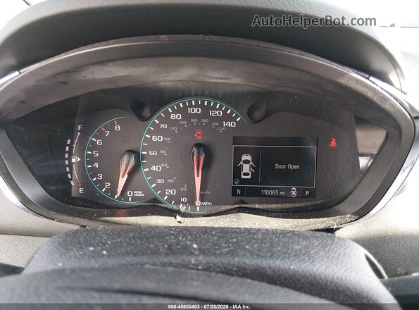 3GNCJPSB0JL403232 2018 CHEVROLET TRAX Silver უკანა სავარძლების ხედი