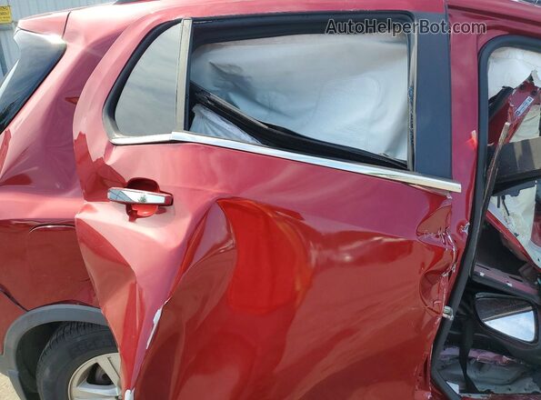 3GNCJPSB0LL191886 2020 CHEVROLET TRAX Red Вид задньої частини салону