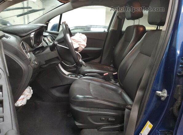 3GNCJPSB1KL281532 2019 CHEVROLET TRAX Blue Widok wnętrza z przodu