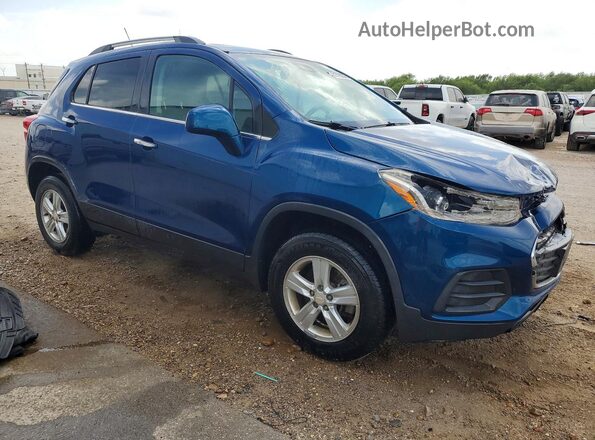 3GNCJPSB1LL153373 2020 CHEVROLET TRAX Blue Delantero derecho