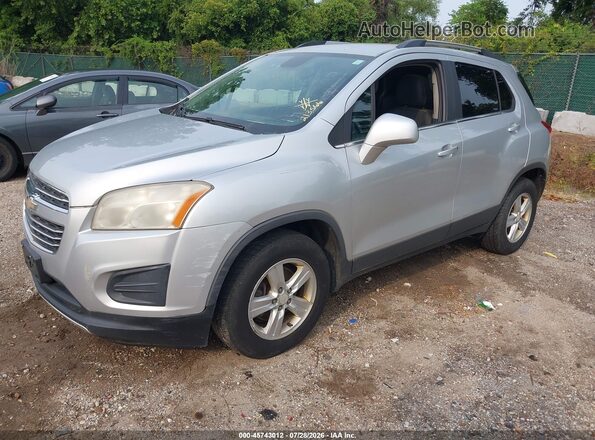 3GNCJPSB2GL271664 2016 CHEVROLET TRAX Silver წინა მარცხენა ხედი სამი მეოთხედიდან