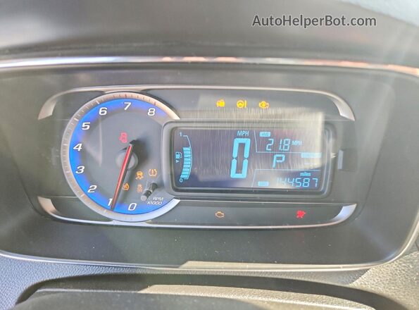 3GNCJPSB3GL157060 2016 CHEVROLET TRAX Серебряный Вид щитка приборов