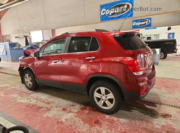 3GNCJPSB4LL182530 2020 CHEVROLET TRAX Burgundy Trasero izquierdo