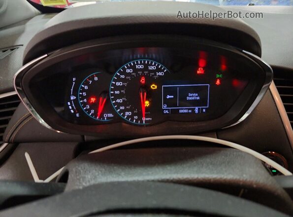 3GNCJPSB4LL182530 2020 CHEVROLET TRAX Burgundy Vista del cuadro de instrumentos