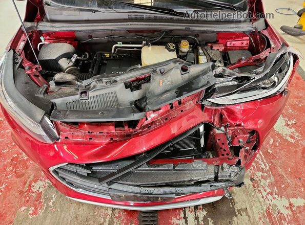 3GNCJPSB4LL182530 2020 CHEVROLET TRAX Burgundy Vista del compartimento del motor