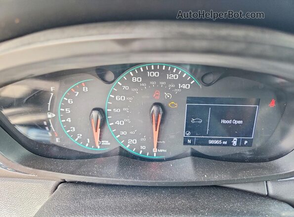 3GNCJPSB5LL206852 2020 CHEVROLET TRAX Черный Вид щитка приборов