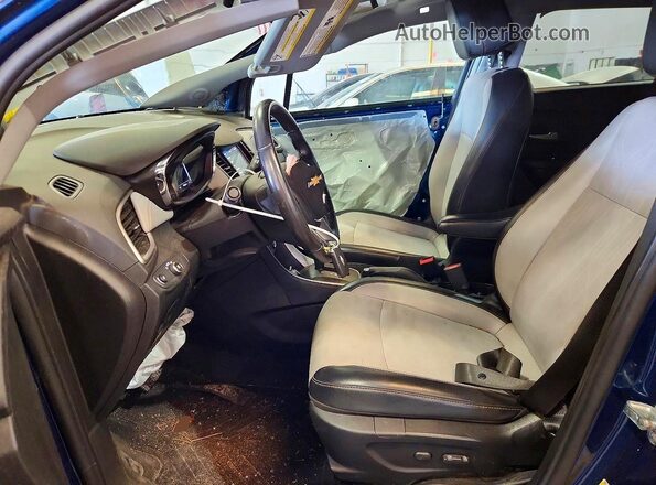 3GNCJPSB6KL147860 2019 CHEVROLET TRAX Blue Widok wnętrza z przodu