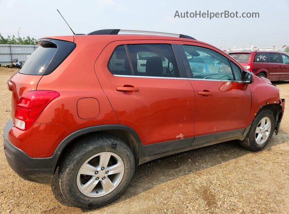 3GNCJPSB7GL215929 2016 CHEVROLET TRAX Orange Trasero derecho