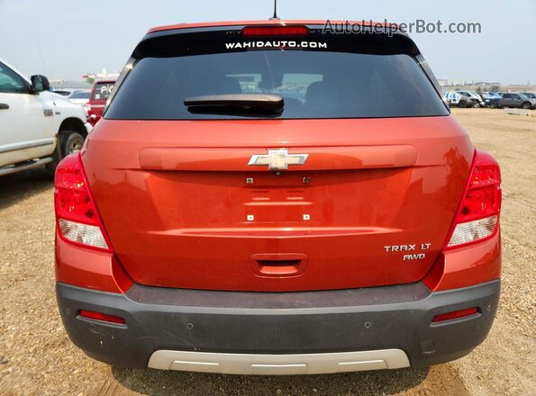 3GNCJPSB7GL215929 2016 CHEVROLET TRAX Orange Vista trasera