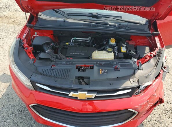 3GNCJPSB8HL178584 2017 CHEVROLET TRAX Red უკანა სალონის ხედი