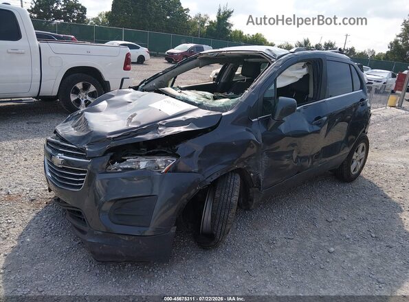 3GNCJPSBXGL120491 2016 CHEVROLET TRAX Gray Vista tres cuartos delantera izquierda