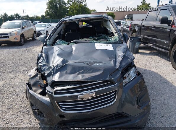 3GNCJPSBXGL120491 2016 CHEVROLET TRAX Gray Vista del salpicadero