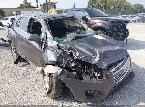 3GNCJPSBXGL120491 2016 CHEVROLET TRAX Gray Vista frontal