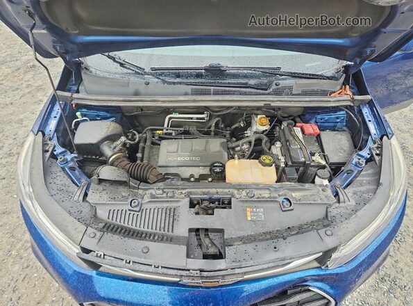 3GNCJPSBXKL304306 2019 CHEVROLET TRAX Blue Widok komory silnika