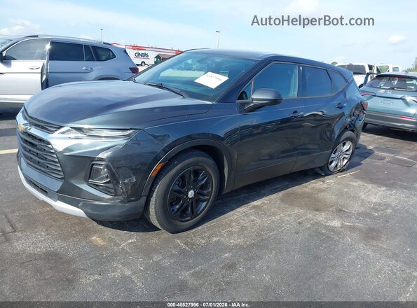 3GNKBBRA0LS655807 2020 CHEVROLET BLAZER Gray Front left