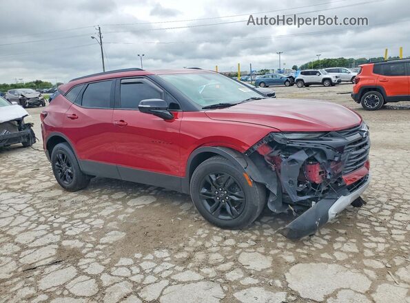 3GNKBBRA0MS510316 2021 CHEVROLET BLAZER Red Przód prawy