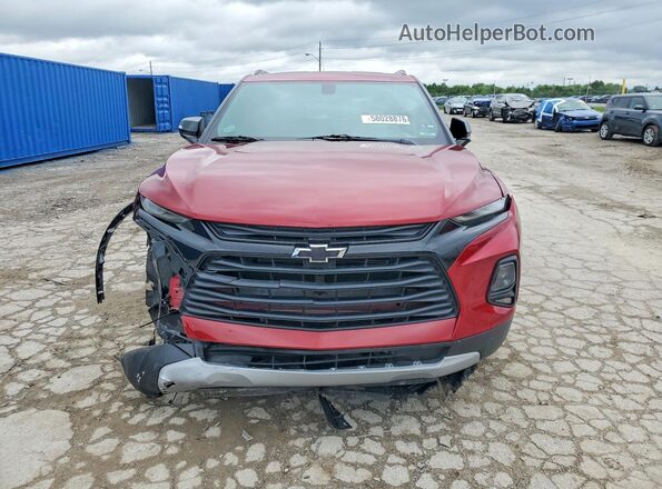 3GNKBBRA0MS510316 2021 CHEVROLET BLAZER Red Widok z przodu