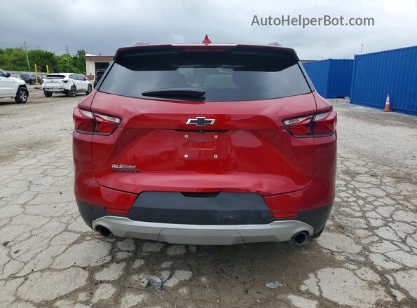 3GNKBBRA0MS510316 2021 CHEVROLET BLAZER Red Widok z tyłu