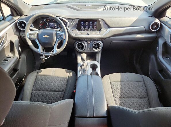 3GNKBBRA0MS526466 2021 CHEVROLET BLAZER Silver Առջևի վահանակի տեսք